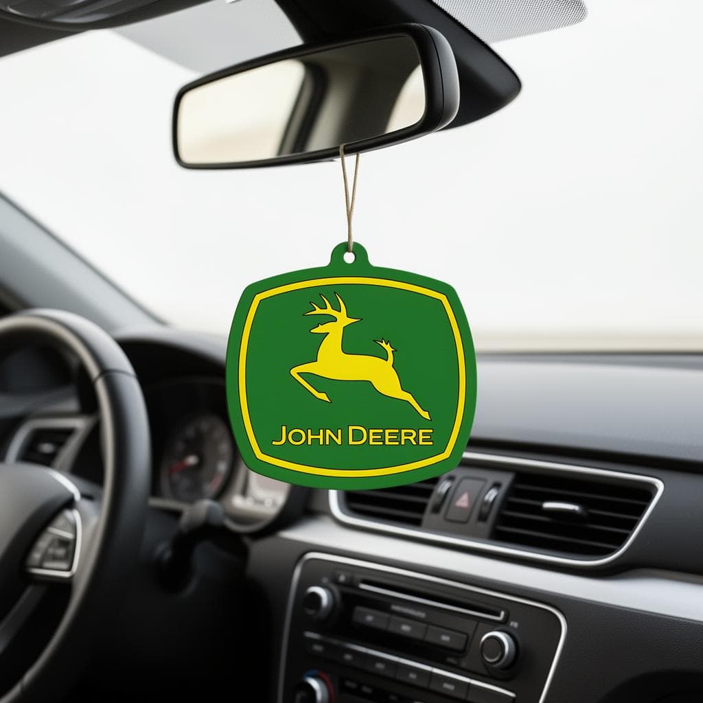Aromatizante personalizado John Deere no retrovisor